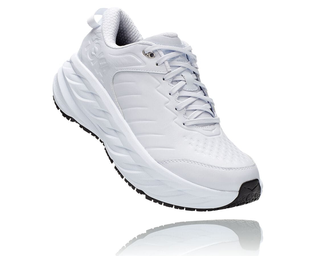 Pantofi De Mers Hoka One One Bondi Sr Barbati - Albi / Albi | Romania VRHE05314